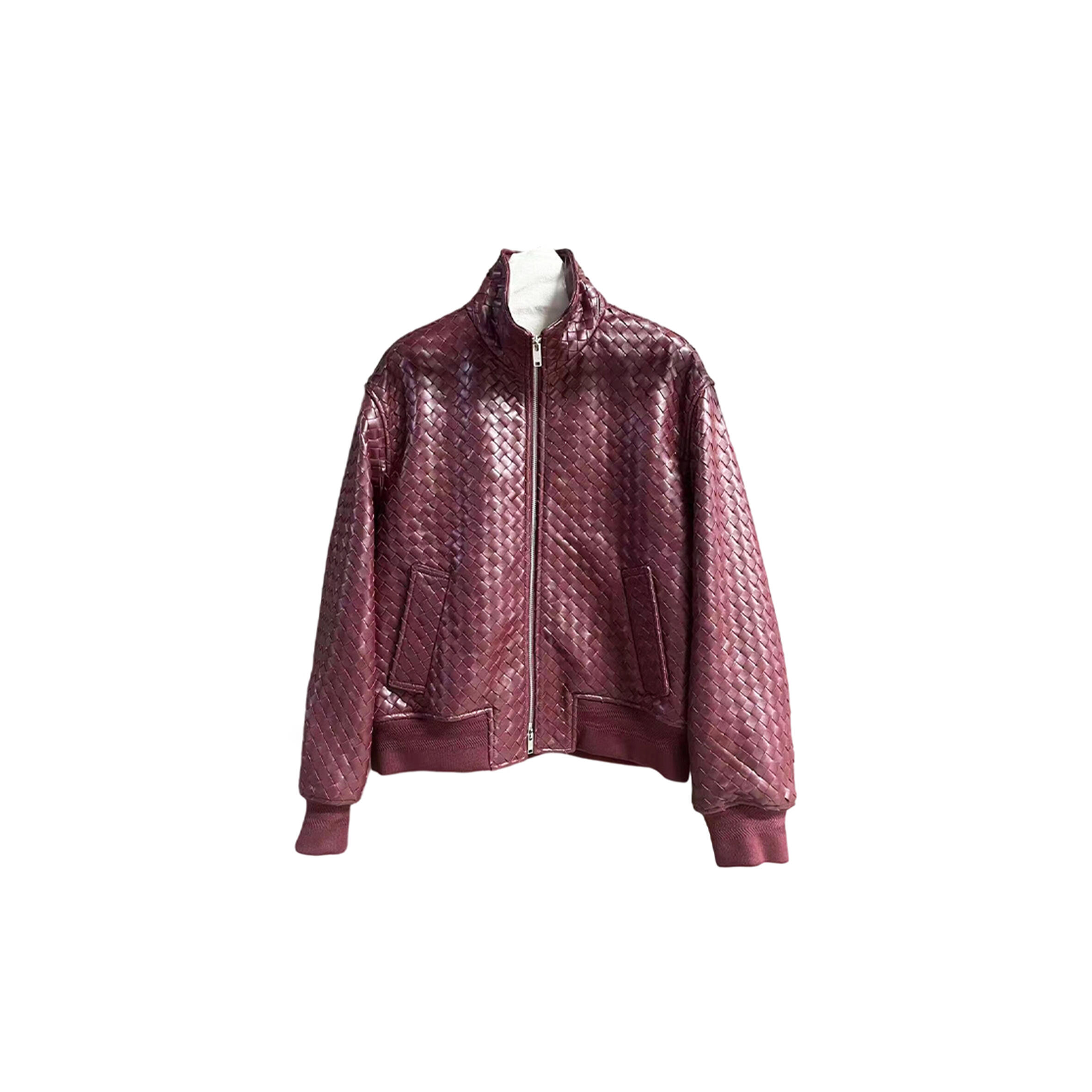 BOTTEGA VENETA INTRECCIATO LEATHER BLOUSON 837205V2JG06206